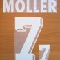 MOLLER 7 GERMANY AWAY WORLD CUP1994 NAME NUMBER SET NAMESET KIT PRINT NUMBERING