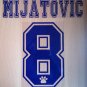 MIJATOVIC 8 REAL MADRID HOME 1996 1998 NAME NUMBER SET NAMESET KIT PRINT RETRO