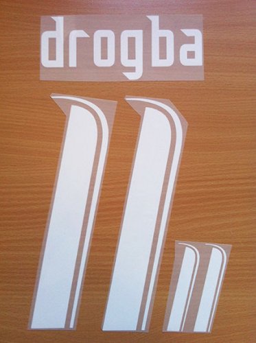 DIDIER DROGBA 11 IVORY COAST HOME WC 2006 NAME NUMBER SET NAMESET KIT PRINT