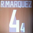 RAFA MARQUEZ 4 MEXICO HOME WORLD CUP 2002 NAME NUMBER SET NAMESET KIT PRINT