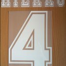 HIERRO 4 REAL MADRID AWAY 1996 1998 NAME NUMBER SET NAMESET KIT PRINT RETRO