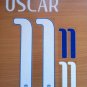 OSCAR 11 BRAZIL AWAY 2014 2015 NAME NUMBER SET NAMESET KIT PRINT WORLD CUP