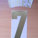 ROBERT PIRES 7 ARSENAL HOME UCL 2005 2006 NAME NUMBER SET NAMESET KIT PRINT