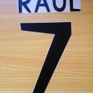 RAUL 7 REAL MADRID HOME 1998 1999 NAME NUMBER SET NAMESET KIT PRINT RETRO