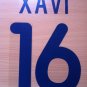 XAVI 16 BARCELONA AWAY 2001 2002 NAME NUMBER SET NAMESET KIT PRINT
