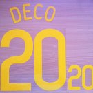 DECO 20 PORTUGAL HOME WC 2006 NAME NUMBER SET NAMESET KIT PRINT