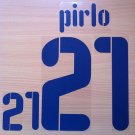 ANDREA PIRLO 21 ITALY AWAY WC 2010 NAME NUMBER SET NAMESET KIT PRINT