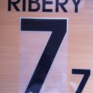 RIBERY 7 FRANCE AWAY 2014 2015 NAME NUMBER SET NAMESET KIT PRINT FOOTBALL