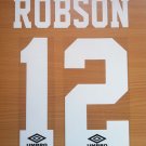 ROBSON 12 MANCHESTER UNITED HOME 1992 1996 NAME NUMBER SET NAMESET PRINT