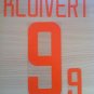 KLUIVERT 9 NETHERLANDS AWAY 2002 2004 NAME NUMBER SET NAMESET KIT PRINT HOLLAND