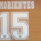 MORIENTES 15 REAL MADRID AWAY 1997 1998 NAME NUMBER SET NAMESET KIT PRINT RETRO