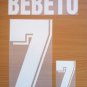 BEBETO 7 BRAZIL AWAY WORLD CUP 1994 NAME NUMBER SET NAMESET KIT PRINT NUMBERING