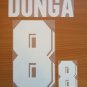 DUNGA 8 BRAZIL AWAY WORLD CUP 1994 NAME NUMBER SET NAMESET KIT PRINT NUMBERING