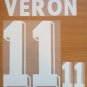 VERON 11 ARGENTINA AWAY WORLD CUP 1998 NAME NUMBER SET NAMESET KIT PRINT