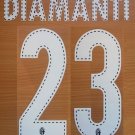 DIAMANTI 23 BOLOGNA HOME 2013 2014 NAME NUMBER SET NAMESET KIT PRINT
