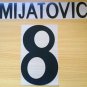MIJATOVIC 8 REAL MADRID HOME 1998 1999 NAME NUMBER SET NAMESET KIT PRINT RETRO
