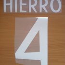 HIERRO 4 REAL MADRID AWAY 1998 1999 NAME NUMBER SET NAMESET KIT PRINT RETRO