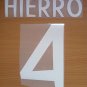 HIERRO 4 REAL MADRID AWAY 1998 1999 NAME NUMBER SET NAMESET KIT PRINT RETRO