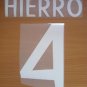 HIERRO 4 REAL MADRID AWAY 1998 1999 NAME NUMBER SET NAMESET KIT PRINT RETRO