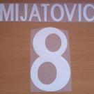 MIJATOVIC 8 REAL MADRID AWAY 1998 1999 NAME NUMBER SET NAMESET KIT PRINT RETRO