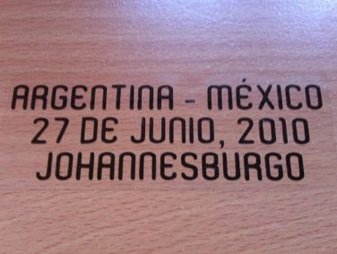 MATCH DETAILS ARGENTINA VS MEXICO MEJICO 27 JUNE WORLD CUP 2010 PRINT