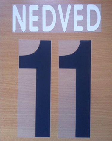 Nedved 11 Juventus Home 2002 2003 Name Number Set Nameset Kit Print Centenary