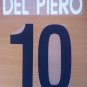 DEL PIERO 10 JUVENTUS HOME 2002 2003 NAME NUMBER SET NAMESET KIT PRINT CENTENARY