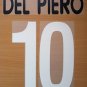 DEL PIERO 10 JUVENTUS HOME 2001 2002 NAME NUMBER SET NAMESET KIT PRINT CENTENARY