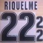 RIQUELME 22 ARGENTINA 1999 2001 NAME NUMBER SET NAMESET KIT PRINT NUMBERING