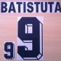 BATISTUTA 9 ARGENTINA 1999 2001 NAME NUMBER SET NAMESET KIT PRINT NUMBERING