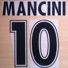 MANCINI 10 SS LAZIO HOME 1998 2000 NAME NUMBER SET NAMESET KIT PRINT NUMBERING