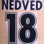 NEDVED 18 SS LAZIO HOME 1998 2001 NAME NUMBER SET NAMESET KIT PRINT NUMBERING