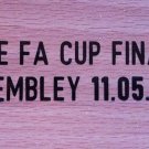 MATCH DETAILS THE FA CUP FINAL WEMBLEY 11 MAY 2013 MANCHESTER CITY VS WIGAN