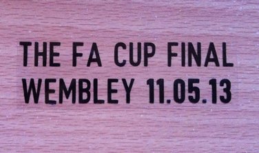 MATCH DETAILS THE FA CUP FINAL WEMBLEY 11 MAY 2013 MANCHESTER CITY VS WIGAN