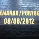 MATCH DETAILS DEUTSCHLAND GERMANY VS PORTUGAL 09 JULY EURO CUP 2012 PRINT