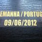 MATCH DETAILS DEUTSCHLAND GERMANY VS PORTUGAL 09 JULY EURO CUP 2012 PRINT
