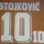 DRAGAN STOJKOVIC 10 YUGOSLAVIA HOME WORLD CUP 1994 NAME NUMBER SET NAMESET PRINT