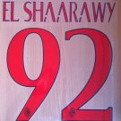 EL SHAARAWY 92 MILAN ACM AWAY 2014 2015 NAME NUMBER SET NAMESET KIT PRINT FOOTBALL