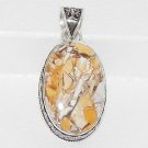 31 Gms Braceated Mookite & Sterling 925 Silver Antique Pendant  DTP-1011LT5
