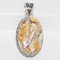 31 Gms Braceated Mookite & Sterling 925 Silver Antique Pendant DTP-1011LT5