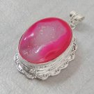 Lovely TITANIUM DRUSY & Sterling 925 Silver HANDMADE Pendant  DTP-1010LT4