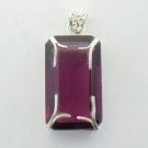 Lovely one-of-a-type Purple Quartz   925 Silver Jewelry  Pendant P-98L5