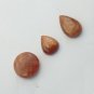 91 Carat Elegent SUNSTONE Gemstone Sparkling 3 Pcs Lot Oval & Round Shaped DST18