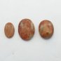 164 Carat Gorgeous SUNSTONE Gemstone Sparkling Color 3 Pcs Lot Oval Shaped DST17