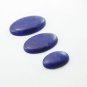 226 Carat Genuine Lapis Lazuli Blue Color Gemstone 3 Pcs Oval Far Size DST16