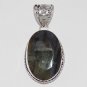Beautiful Sterling Silver Pendant Handcrafted Studded With Labradorite P-27LT5
