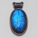 Handmade Labradorite Sterling 925 Silver Artisan Pendant DTP-25LT5