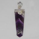 AMETHYST LACE AGATE Nice Handmade Sterling Silver Jewelry Pendent  P-62L5