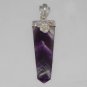 AMETHYST LACE AGATE Nice Handmade Sterling Silver Jewelry Pendent  P-62L5