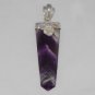 AMETHYST LACE AGATE Nice Handmade Sterling Silver Jewelry Pendent  P-62L5